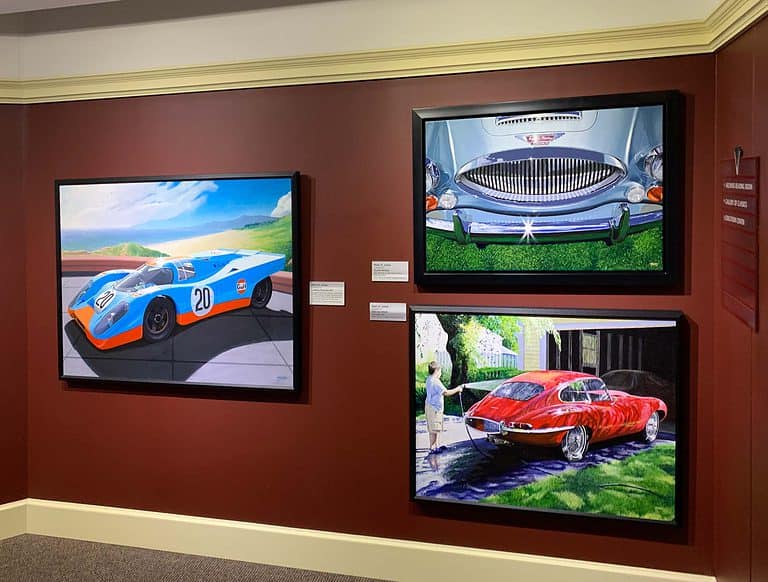 Auto artworks at Auburn Cord Duesenberg Automobile Museum