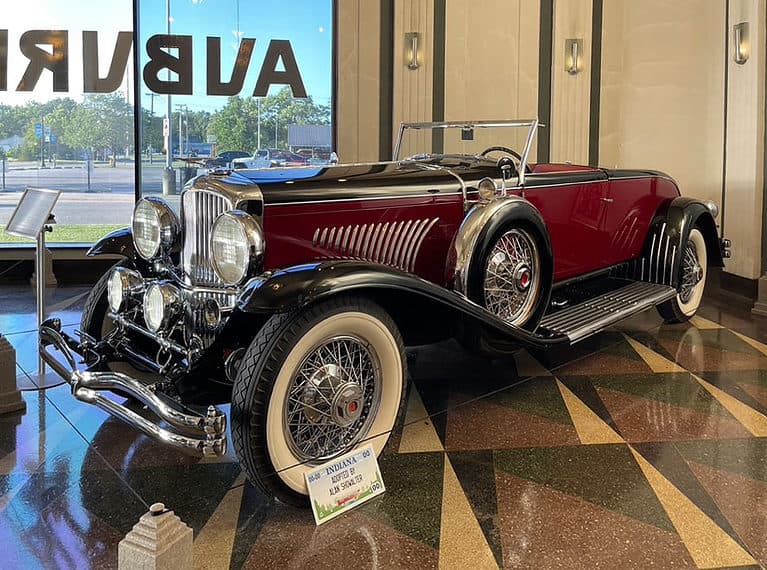 Red Convertible at ACD Museum - 061622