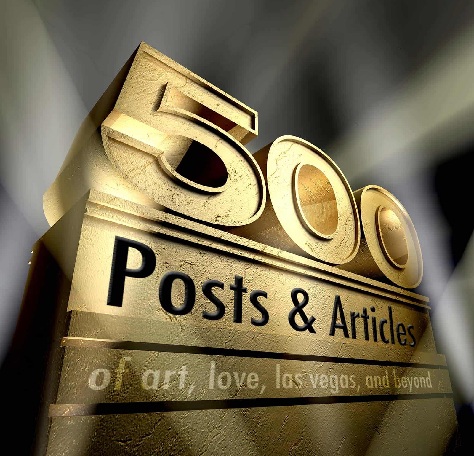 Celebrating 500 Posts Posts & Articles on ADCook.com