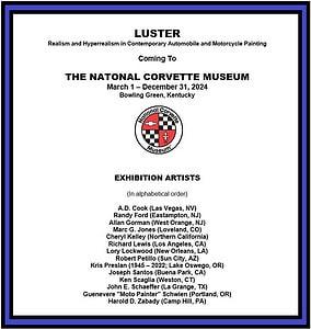 LUSTERExhibition at The National Corvette Museum, 2024