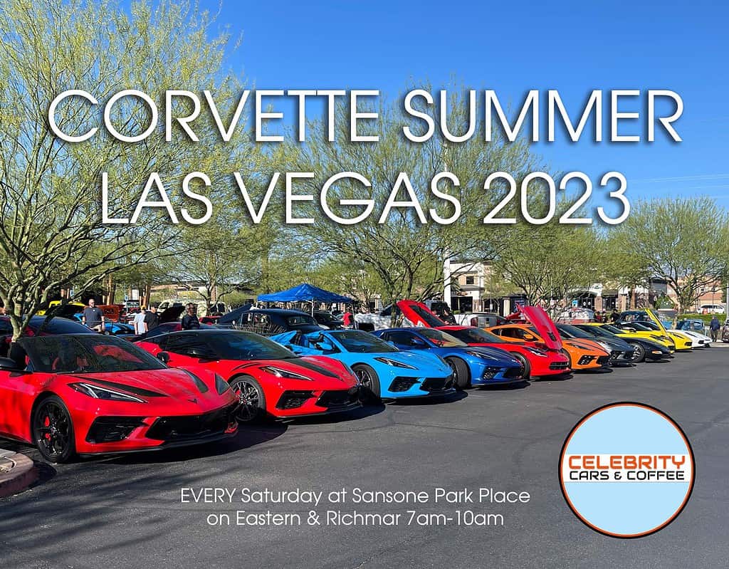 Corvette Summer at Celebrity Cars & Coffee, Las Vegas