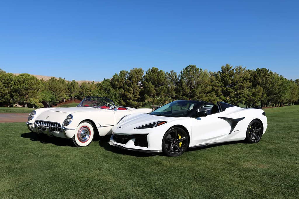 1953 & 2023 Corvettes at Southern Highlands Golf Course, Las Vegas, NV