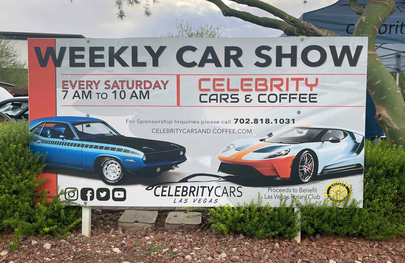 Weekly Car Show at Celebrity Cars & Coffee Las Vegas