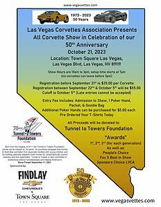 Las Vegas Corvettes Association Car Show at Town Square Las Vegas