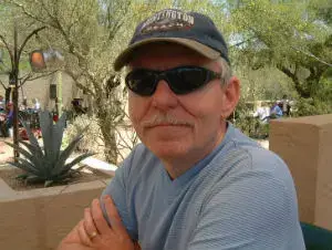 Barney Davey at Botanical Garden, Phoenix, AZ