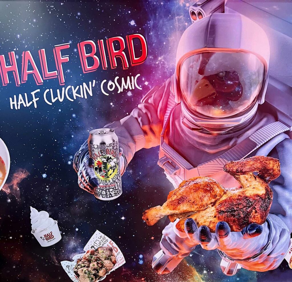 Half Bird Chicken & Beer Opens in Henderson A.D. COOK, America's Artist, Las Vegas