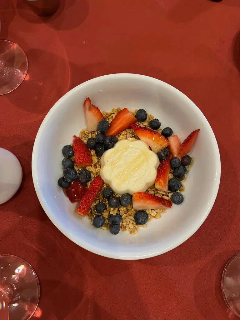 Panna Cotta at Gaetano's, Las Vegas, Nevada