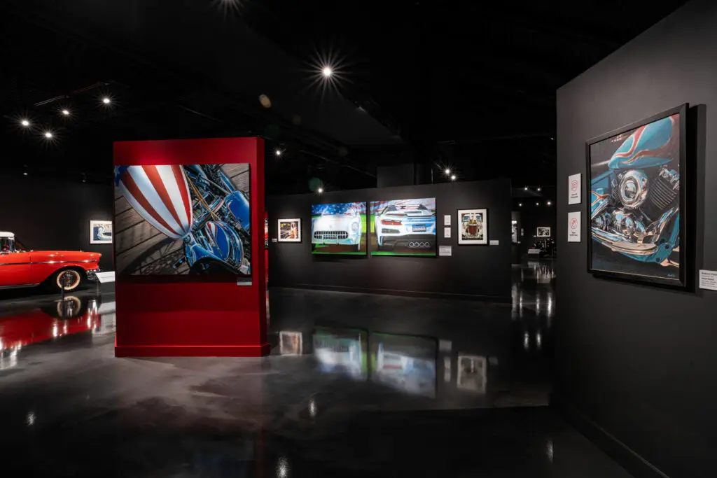 AMERICA and MOMENTUM at the National Corvette Museum LUSTER Exhibit, 2024