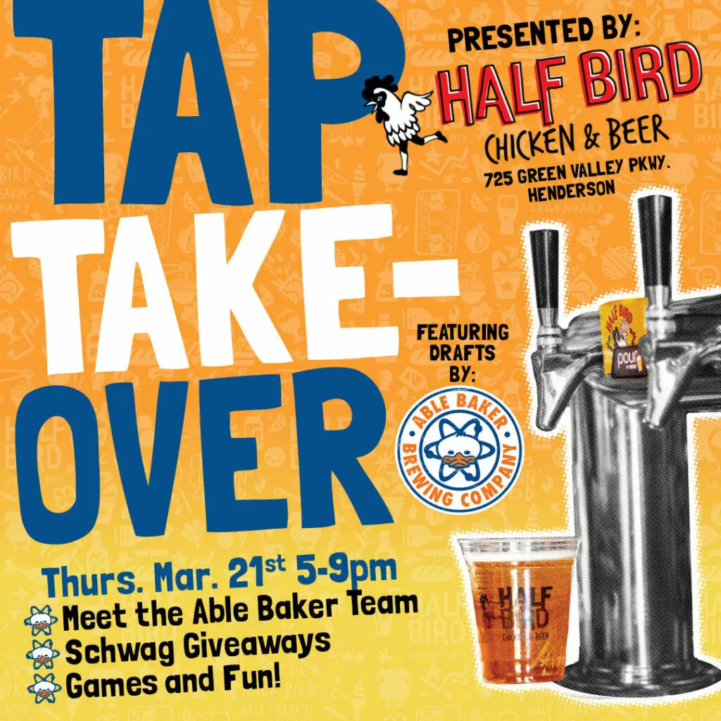 Tap Takeover at Half Bird - March 21, 2024