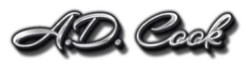 A.D. Cook Logo - chrome version