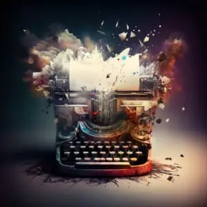 Explosive Ideas with AI Typewriter