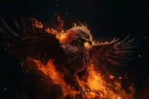 Phoenix Rising From The Ashes