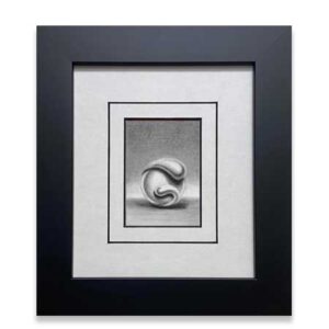 ACEO Artword - CUDDLE (Framed)